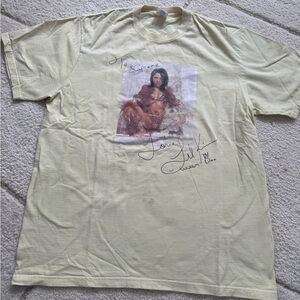 Supreme Light Yellow Lil Kim Tee